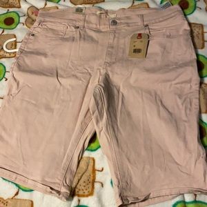 Pink Levi Bermuda Shorts